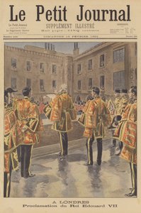 Edward VII blir utropt til konge, London